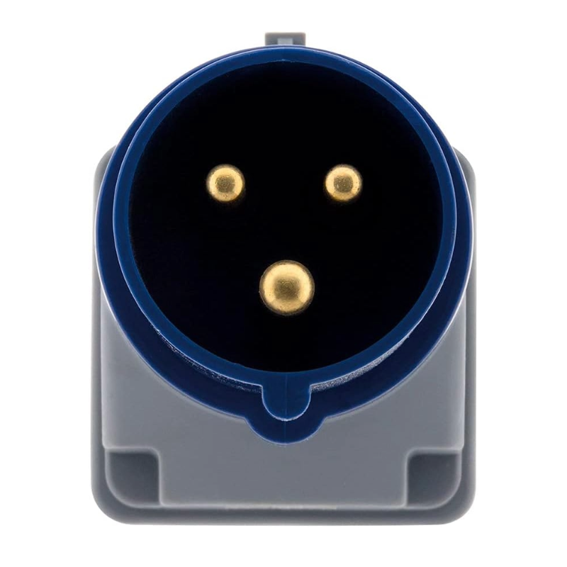 Adaptateur IP20 Male vers prise  16A 2P+T femelle