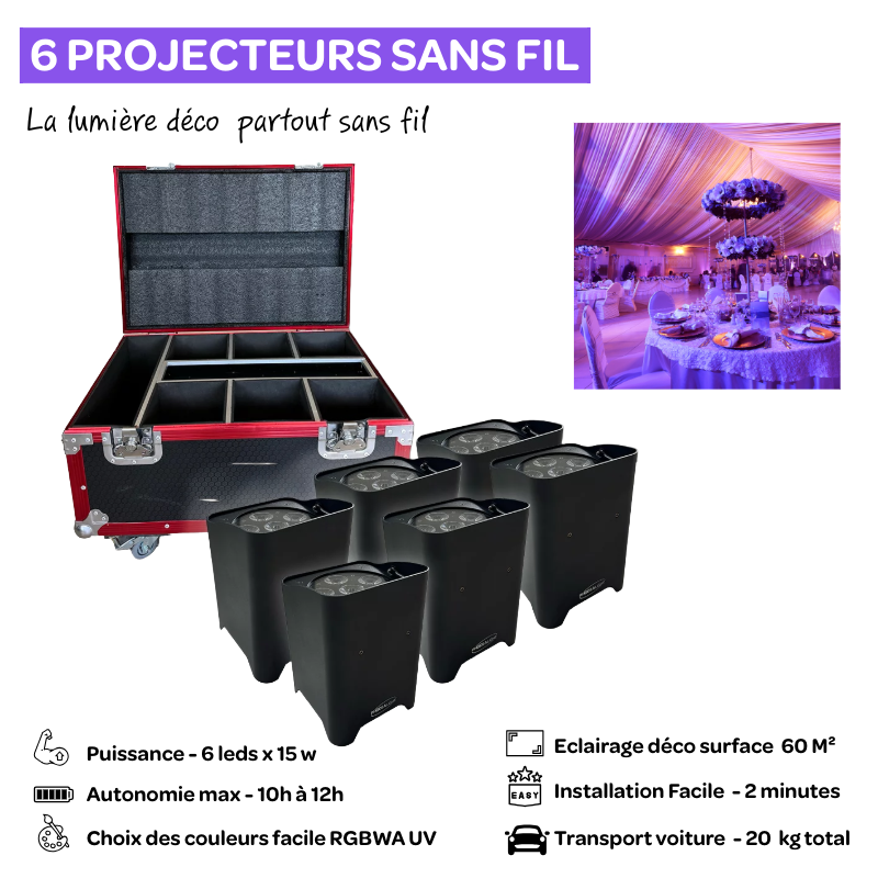 Light déco sans fil - 60 M²