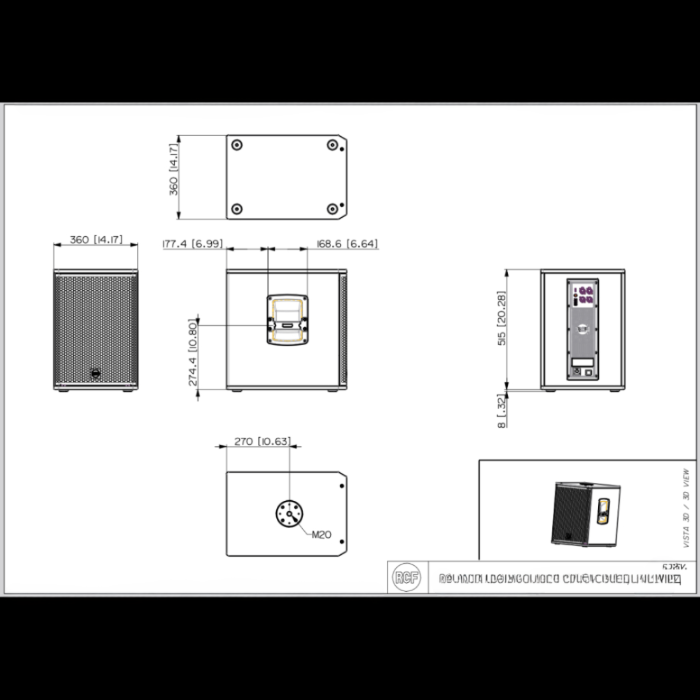 Caisson de basse actif 12' - RCF - Plus image 4
